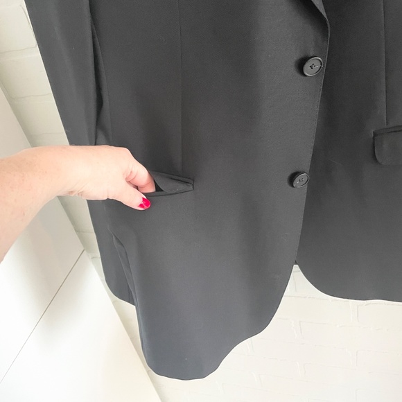 Ermenegildo Z Zegna Men’s suit Blazer Pants Wool Black Formal Designer Sz 52L - Picture 4 of 16